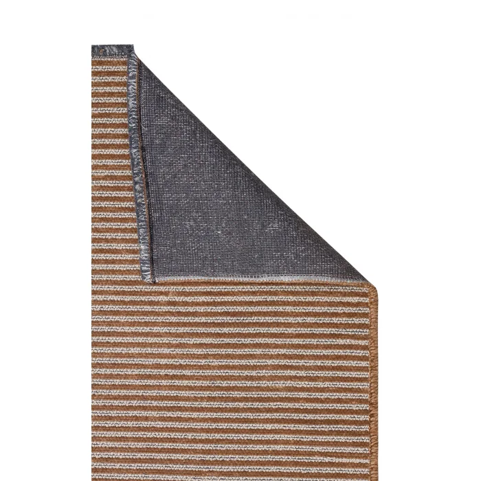 Ada Plain Beige Yüksek Alçak Dokulu Hav Toz Vermez Kolay Kullanımlı Yıkanabilir Kaymaz Kilim