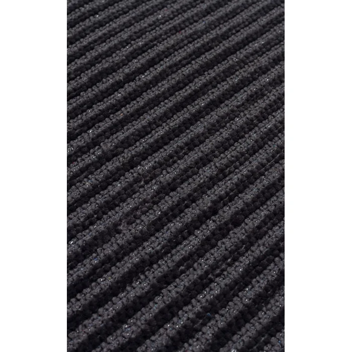 Ada Plain Grey Yüksek Alçak Dokulu Hav Toz Vermez Kolay Kullanımlı Yıkanabilir Kaymaz Kilim