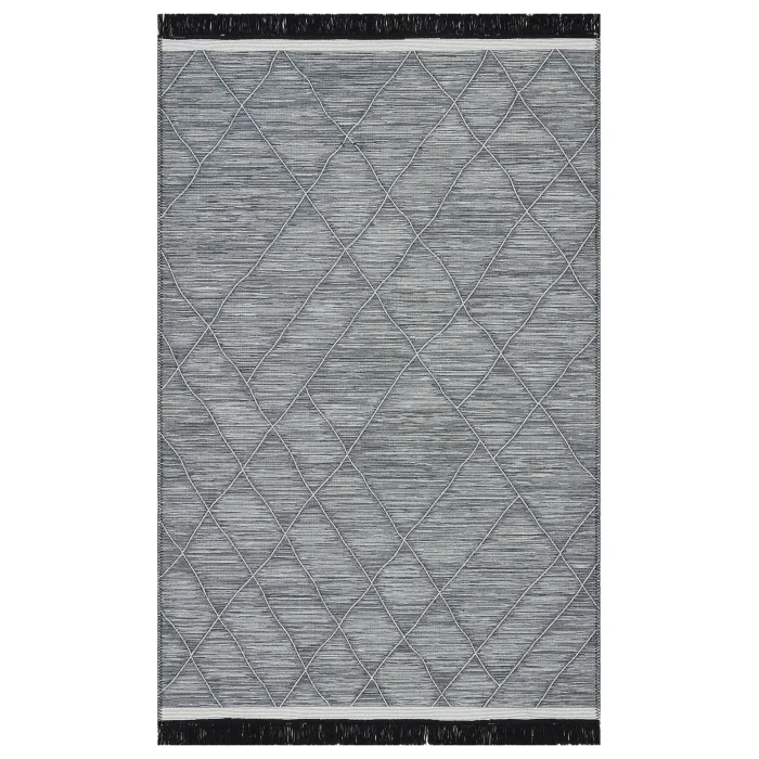 Arya Craft ARC 02 Grey Hav Toz Vermez Yıkanabilir Modern Desenli Dokuma Kilim