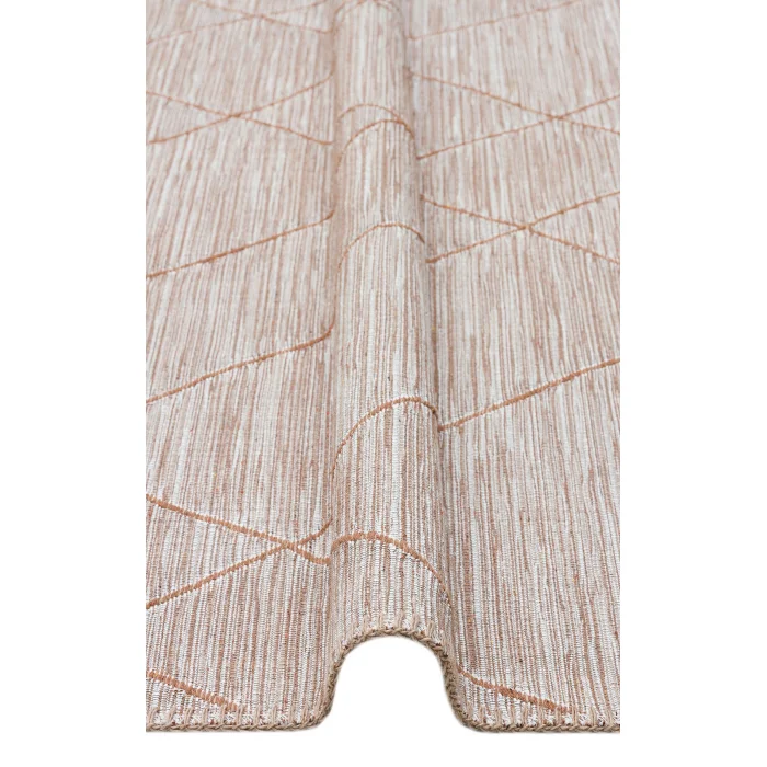 Arya Craft ARC 02 Beige Hav Toz Vermez Yıkanabilir Modern Desenli Dokuma Kilim