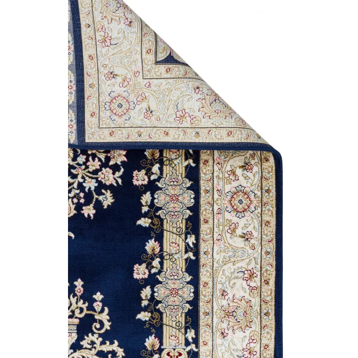 Isfahan Scd 01 Navy Klasik Desenli Yüksek Kalite Sık Dokuma Seccade