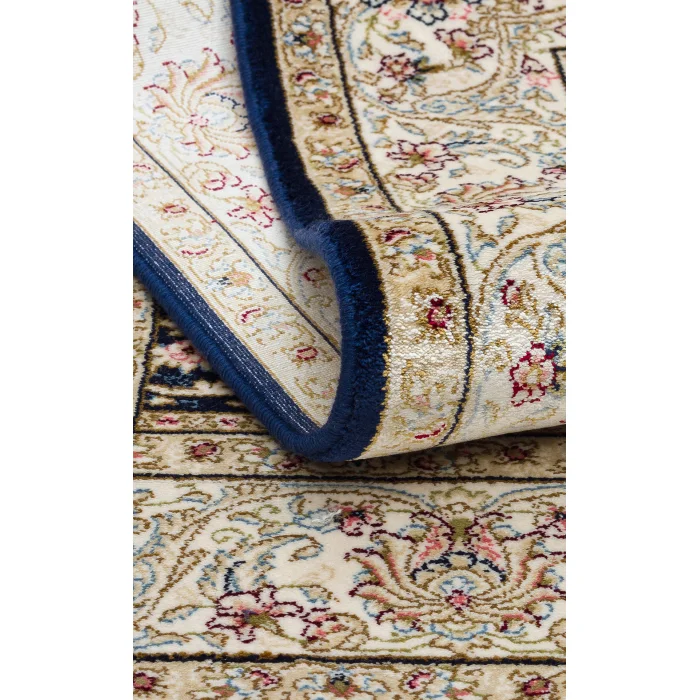 Isfahan Scd 01 Navy Klasik Desenli Yüksek Kalite Sık Dokuma Seccade