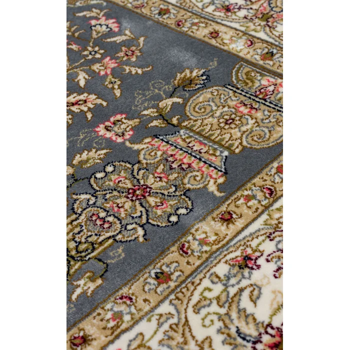 Isfahan Scd 01 Grey Klasik Desenli Yüksek Kalite Sık Dokuma Seccade