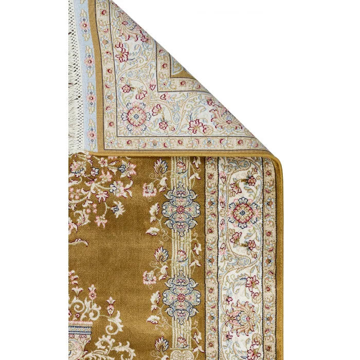Isfahan Scd 01 Gold Klasik Desenli Yüksek Kalite Sık Dokuma Seccade