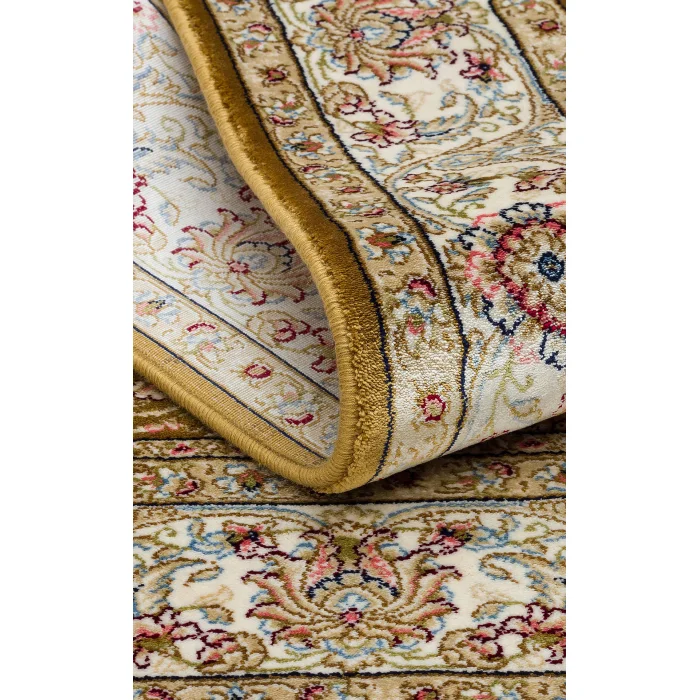 Isfahan Scd 01 Gold Klasik Desenli Yüksek Kalite Sık Dokuma Seccade