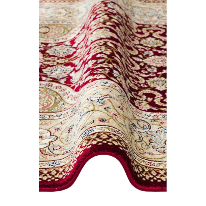 Isfahan Scd 02 Red Klasik Desenli Yüksek Kalite Sık Dokuma Seccade