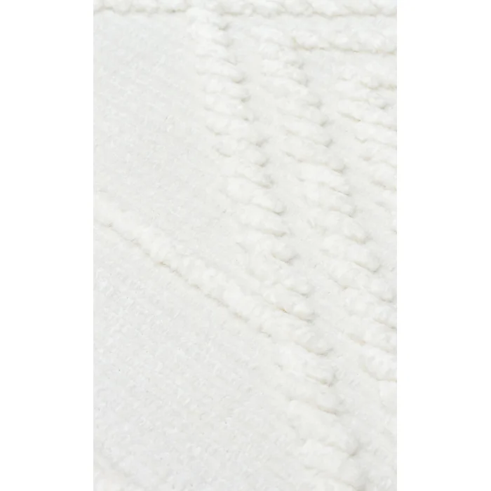 Jakarta JKR 03 Cream Yüksek Alçak Dokulu Hav Toz Vermez Modern Makine Halısı