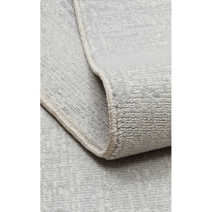 Kalahari Plaın Sılver Özel Dokuma Tekniği ile Üretilen Modern Sade Desenli Makine Halısı