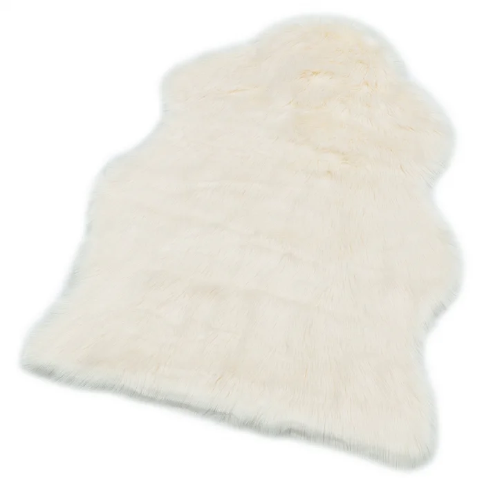 LOVELY POST 0144 Yumuşak Dokulu Uzun Tüylü Yıkanabilir Kuzu Postu