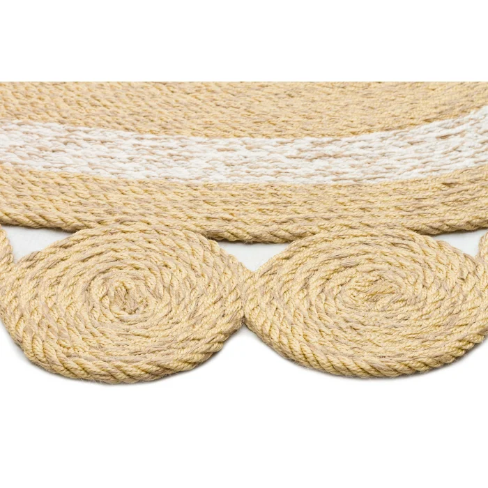 PATNA HALI 0043 Jüt Hasır Görünümlü Hav Toz Vermez Örgü Halı