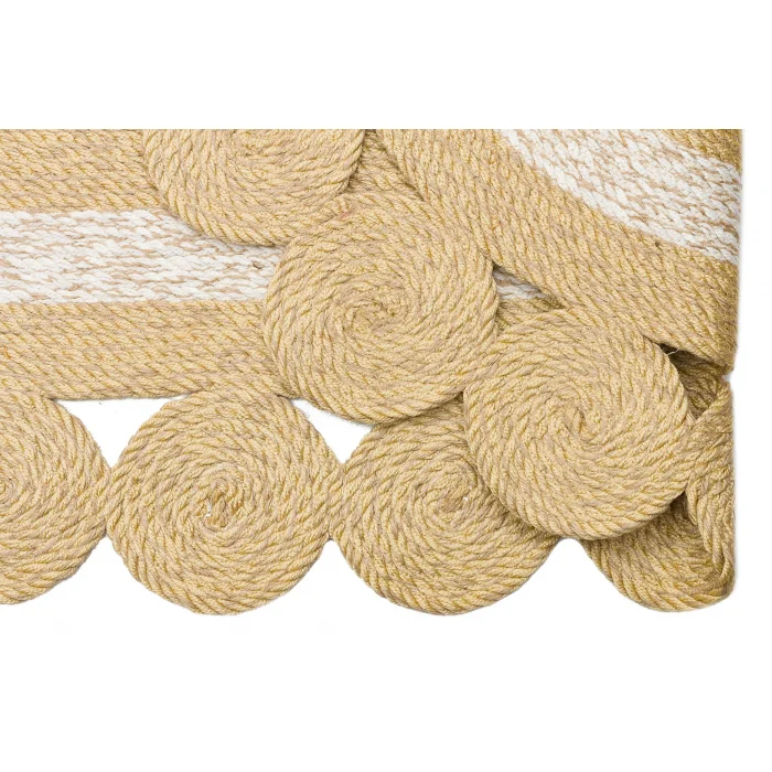 PATNA HALI 0043 Jüt Hasır Görünümlü Hav Toz Vermez Örgü Halı