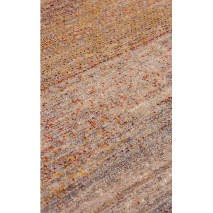 PIETRA HALI 0282 Sıcak Renk Tonlu Etnik Desenli Yumuşak Dokulu Makine Halısı