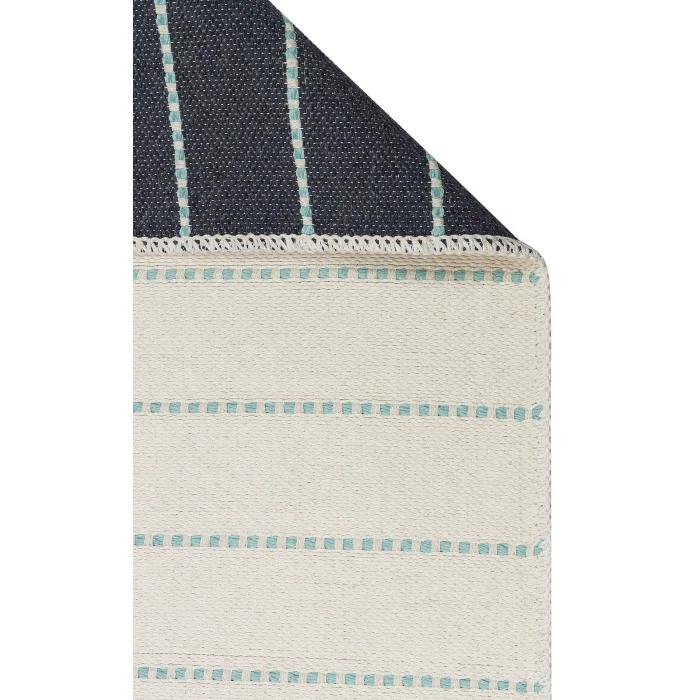 Riva Rv 03 Cream Aqua Makinede Yıkanabilir Kaymaz Tabanlı Pamuk Kilim