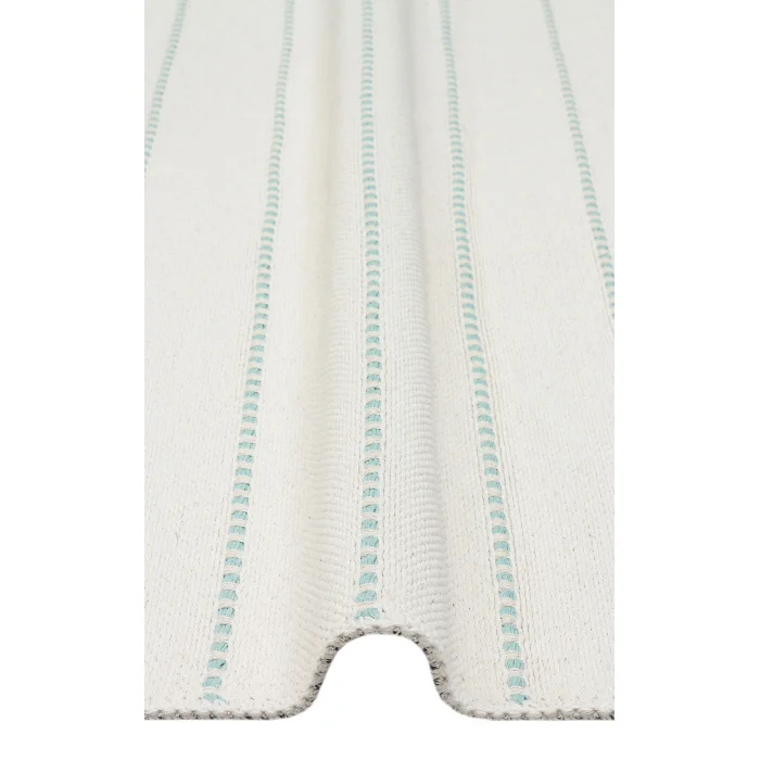 Riva Rv 03 Cream Aqua Makinede Yıkanabilir Kaymaz Tabanlı Pamuk Kilim