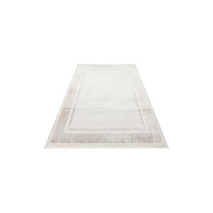 SATEEN HALI 0730 Yıkanabilir Kaymaz Tabanlı Hav Vermez Sık Dokuma Modern Halı