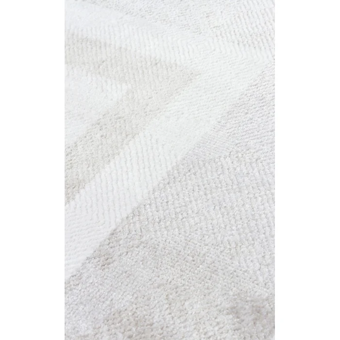 SATEEN HALI 0730 Yıkanabilir Kaymaz Tabanlı Hav Vermez Sık Dokuma Modern Halı