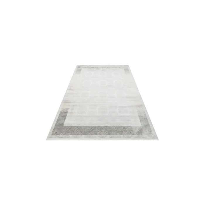 SATEEN HALI 0738 Yıkanabilir Kaymaz Tabanlı Hav Vermez Sık Dokuma Modern Halı