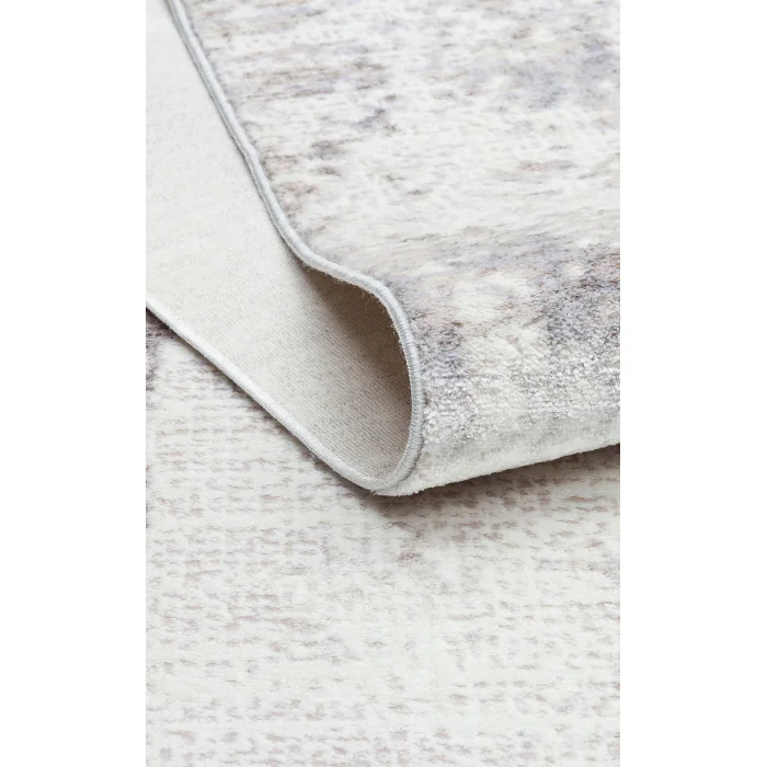 SATEEN HALI 0763 Yıkanabilir Kaymaz Tabanlı Hav Vermez Sık Dokuma Modern Halı