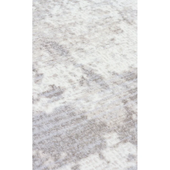 SATEEN HALI 0763 Yıkanabilir Kaymaz Tabanlı Hav Vermez Sık Dokuma Modern Halı