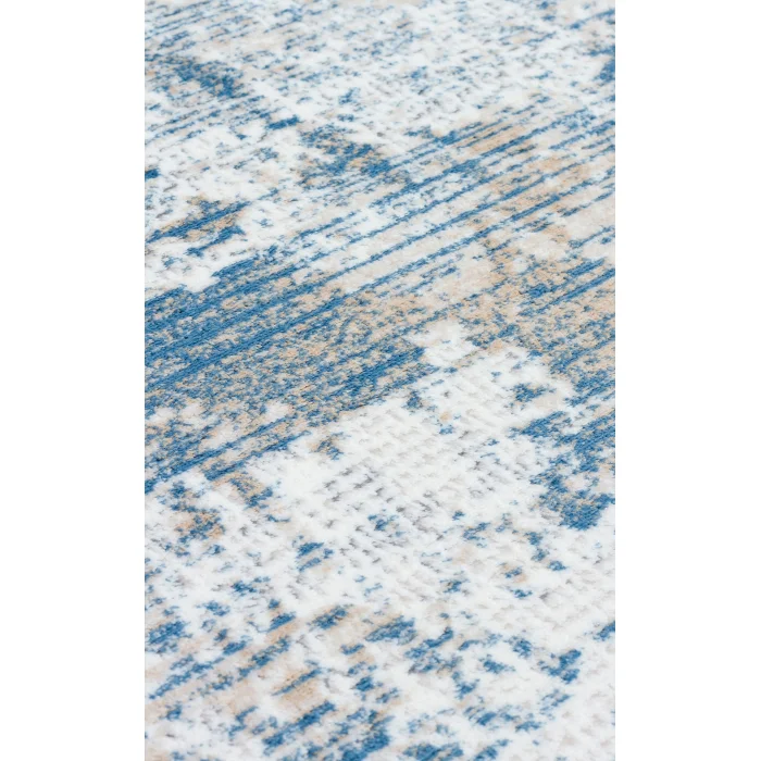 SATEEN HALI 0780 Yıkanabilir Kaymaz Tabanlı Hav Vermez Sık Dokuma Modern Halı