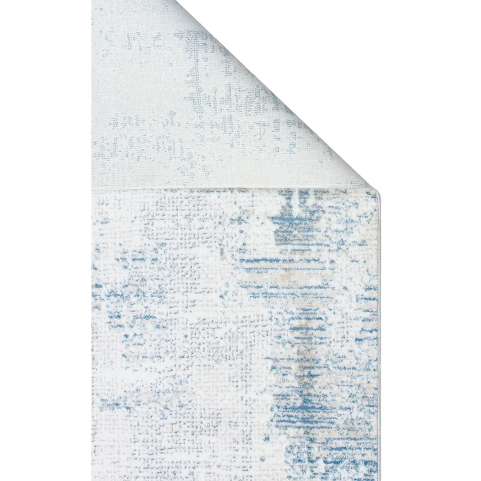 SATEEN HALI 0780 Yıkanabilir Kaymaz Tabanlı Hav Vermez Sık Dokuma Modern Halı