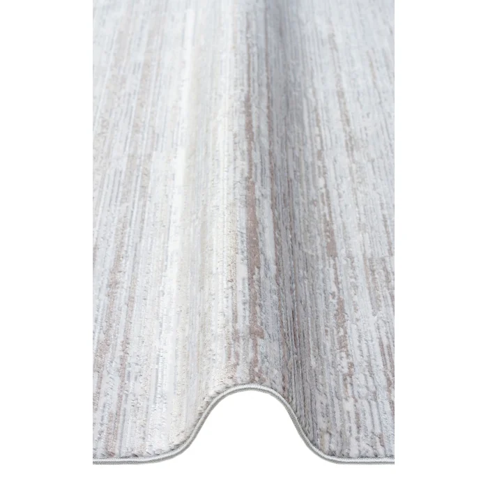 SATEEN HALI 0810 Yıkanabilir Kaymaz Tabanlı Hav Vermez Sık Dokuma Modern Halı