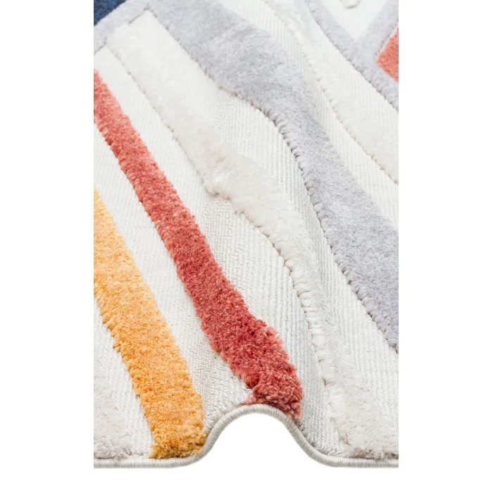 Terazzo 05 Multy Hav Toz Vermez Yumuşak Dokulu Etnik Örgü Desenlere Sahip Modern İskindinav Halı