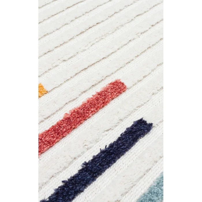 Terazzo 06 Multy Hav Toz Vermez Yumuşak Dokulu Etnik Örgü Desenlere Sahip Modern İskindinav Halı