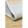 Arya Craft ARC 03 Grey Yellow Hav Toz Vermez Yıkanabilir Modern Desenli Dokuma Kilim