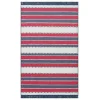 Arya Craft ARC 05 Red Navy Hav Toz Vermez Yıkanabilir Modern Desenli Dokuma Kilim