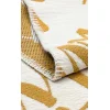 Arya Neo Arn 02 White Yellow Yıkanabilir Kaymaz Tabanlı Modern Pamuk Kilim