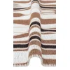 Arya Neo Arn 06 Brown White Yıkanabilir Kaymaz Tabanlı Modern Pamuk Kilim
