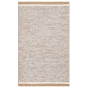 Arya Craft ARC 02 Beige Hav Toz Vermez Yıkanabilir Modern Desenli Dokuma Kilim