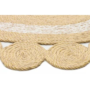 PATNA HALI 0043 Jüt Hasır Görünümlü Hav Toz Vermez Örgü Halı