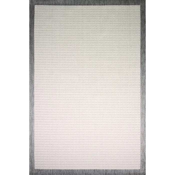 Loris L102 K. Gri Dekoratif Leke Tutmaz Yıkanailir Sisal Halı Kilim