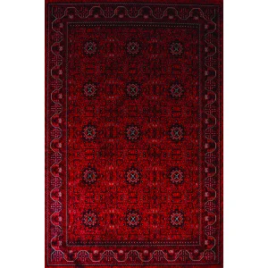 Afgan Plus AF 303 Yağcıbedir Desenli Yumuşak Dokulu Makine Halısı