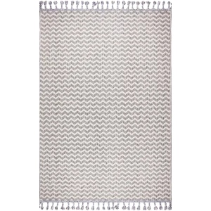 Astra 28048A Gri Bukle Tekniğiyle Üretilmiş Modern Makine Halısı