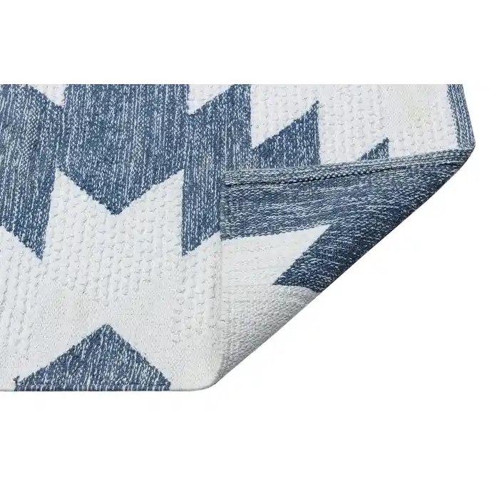 AFRO KILIM 0010 Naturel Yıkanabilir Modern Desenli El Dokuma Hint Kilim