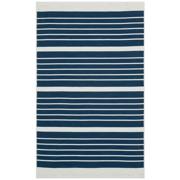 Arya Ar 14 Marine %100 Geri Dönüşümlü Pamuktan Çift Taraflı Yıkanabilir Modern Dekoratif Kilim