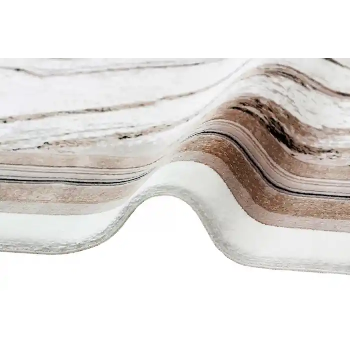 BAROQUE HALI 0275 Art Deco Bordürlü Çerçeveli Yumuşak Dokulu Parlak Dokuma Halı