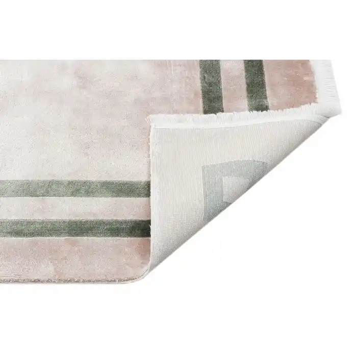 BAROQUE HALI 0036 Art Deco Bordürlü Çerçeveli Yumuşak Dokulu Parlak Dokuma Halı