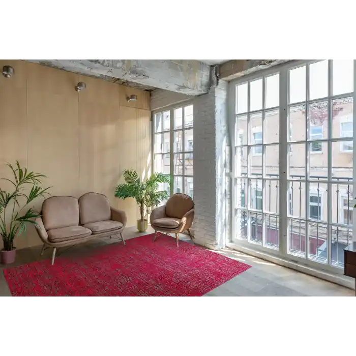 CAPELLA HALI 0058 Hav Toz Vermez Yüksek Alçak Dokuya Sahip Modern Dokuma Halı