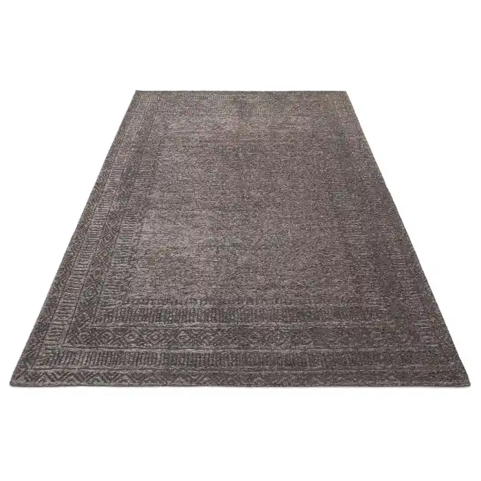 CAPELLA HALI 0141 Hav Toz Vermez Yüksek Alçak Dokuya Sahip Modern Dokuma Halı