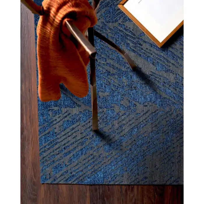 CAPELLA HALI 0061 Hav Toz Vermez Yüksek Alçak Dokuya Sahip Modern Dokuma Halı