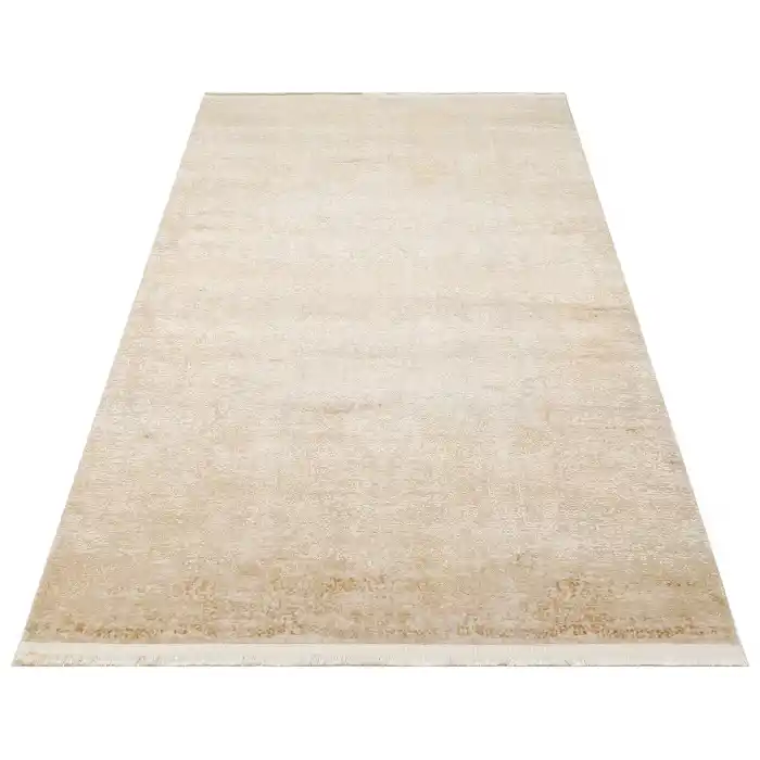 Cordoba Db 04 ıvory Beıge Parlak Yüksek Alçak Dokulu Modern Makine Halısı