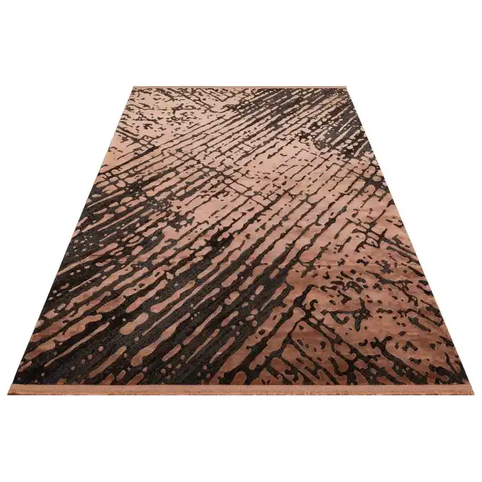 Cordoba Db 05 Bronze Parlak Yüksek Alçak Dokulu Modern Makine Halısı