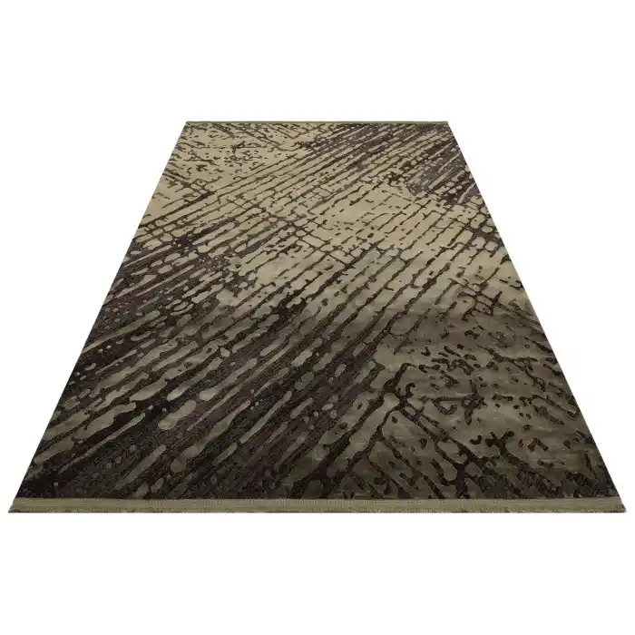 Cordoba Db 05 Green Parlak Yüksek Alçak Dokulu Modern Makine Halısı