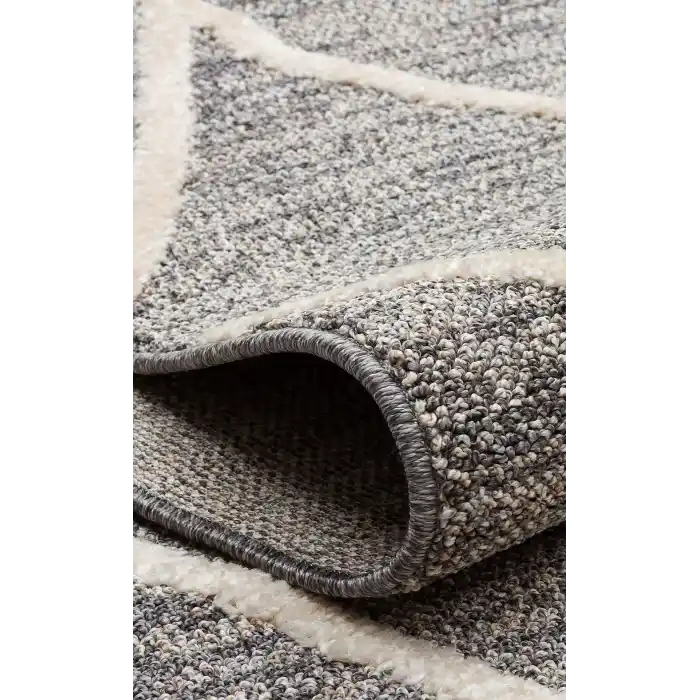 ETNA HALI 0037 Hav Toz Vermez Örgü Dokulu Modern Bukleli Makine Halısı