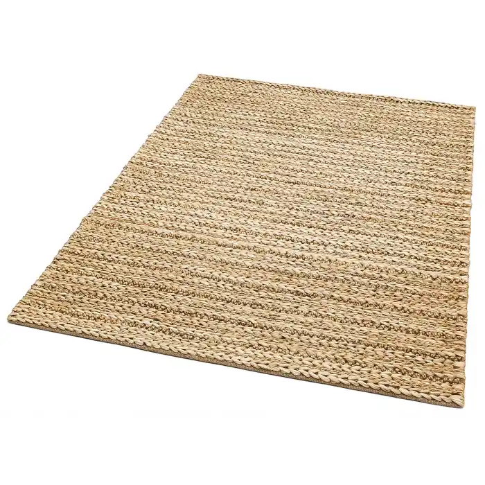FLATWEAVE KILIM 0018 Farklı Örgü Dokusuna Sahip El Dokuma Naturel Jüt Hasır Halı
