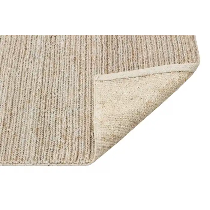 Fine Choti Dark Grey Flatweave El Dokuma Naturel Jüt Hasır Halı